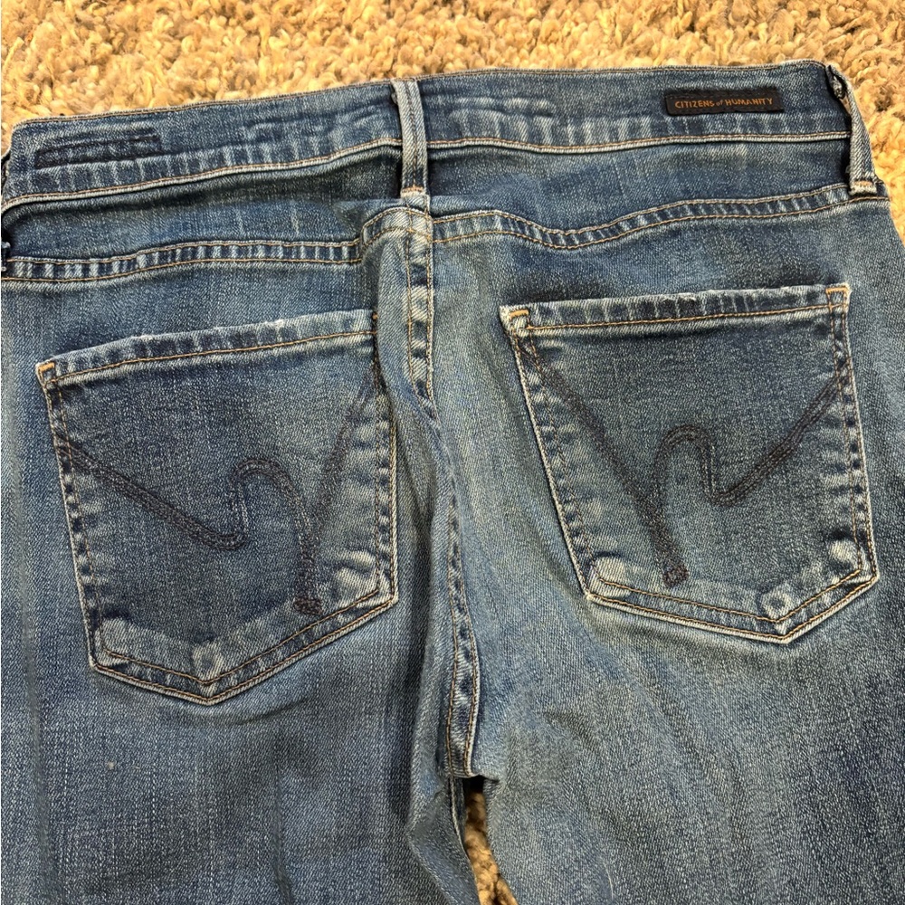 Citizens Of Humanity Classic Blue Straight Leg Jeans
